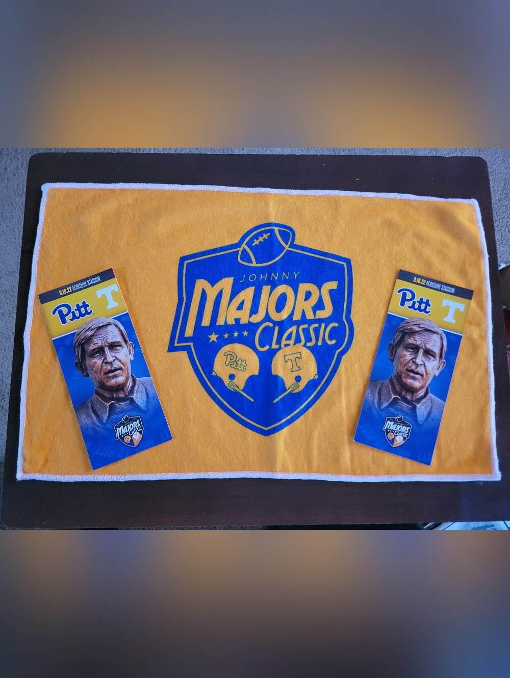 Johnny Majors Classic Pittsburgh Panthers vs Tennessee Volunteers Rally Towel